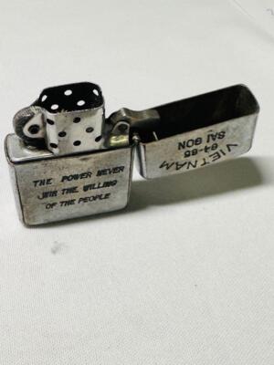 1964-65 Vintage Vietnam Zippo Oil lighter SAI GON SNOOPY