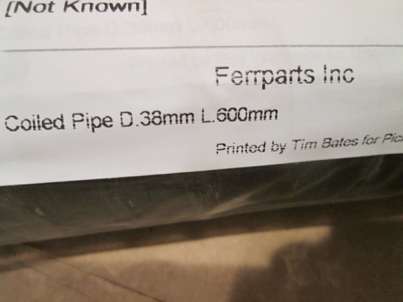 Ferrari F12 Air Intake Coiled Pipe / Hose 288528