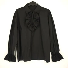 Renaissance Ruffled Shirt XL Victorian Steampunk Medieval Halloween Cosplay NWT