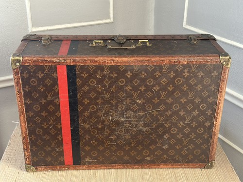 Maleta maletero Louis Vuitton Alzer 60 monograma equipaje de viaje francés vintage - Imagen 5 de 13