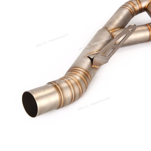 For Yamaha YZF R1 2015-2023 MT-10 15-21 Exhaust Mid Link Pipe Slip Stock Muffler - Bild 6 von 7
