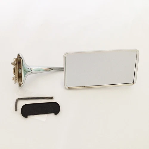 Hot Rod Curved Arm Door Edge Rectangular Peep Mirror