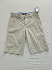 Tommy Hilfiger KHAKI SHORTS Boys 12 Flat Front Chinos