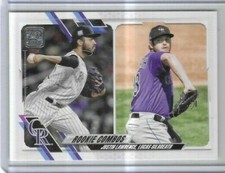 2021 Topps Update #US-141 Justin Lawrence & Lucas Gilbreath Rookie Combos