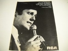 JACK JONES Sock's The Word with ON MY WORD original 1968 Promo Poster Ad