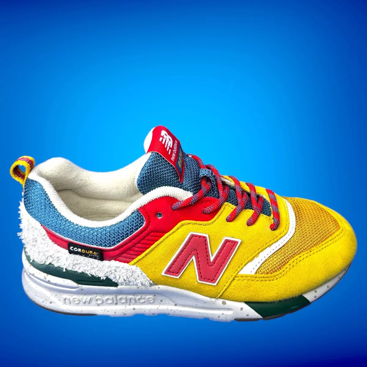 New Balance Kids 997H Cordura Sneakers Athletic Shoe Yellow 