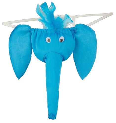Scherzartikel String Elefant Junggesellenabschied Penis Party Gag Sex Geburtstag - Picture 2 of 2