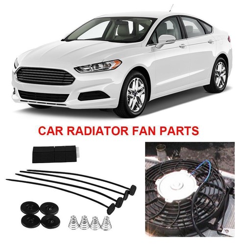 NEW ELECTRIC FAN TIE BELT CLIPS BRACKET MOUNTING KIT RADIATOR RADIATOR C0V6 - Picture 5 of 12