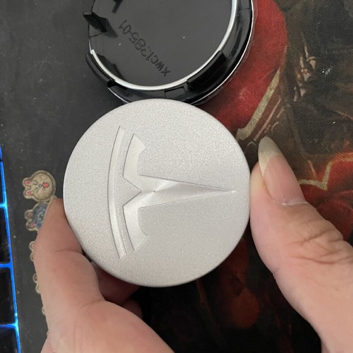Für Tesla Radnabendeckel Felgendeckel Radkappe Nabendeckel Model3/x/y/s Silber a - Bild 6 von 10