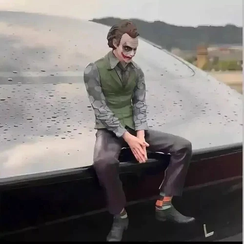 DC Comics The Joker Figure Car Accessory - Car Mounted Joker The Dark Figure 9'' - Picture 7 of 17