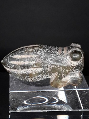 Neolithic Hongshan Nephrite Jade Cicada Insect figure - Picture 3 of 8
