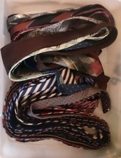 Lot Of 18 Men's Ties Various Styles And Brands Read Description