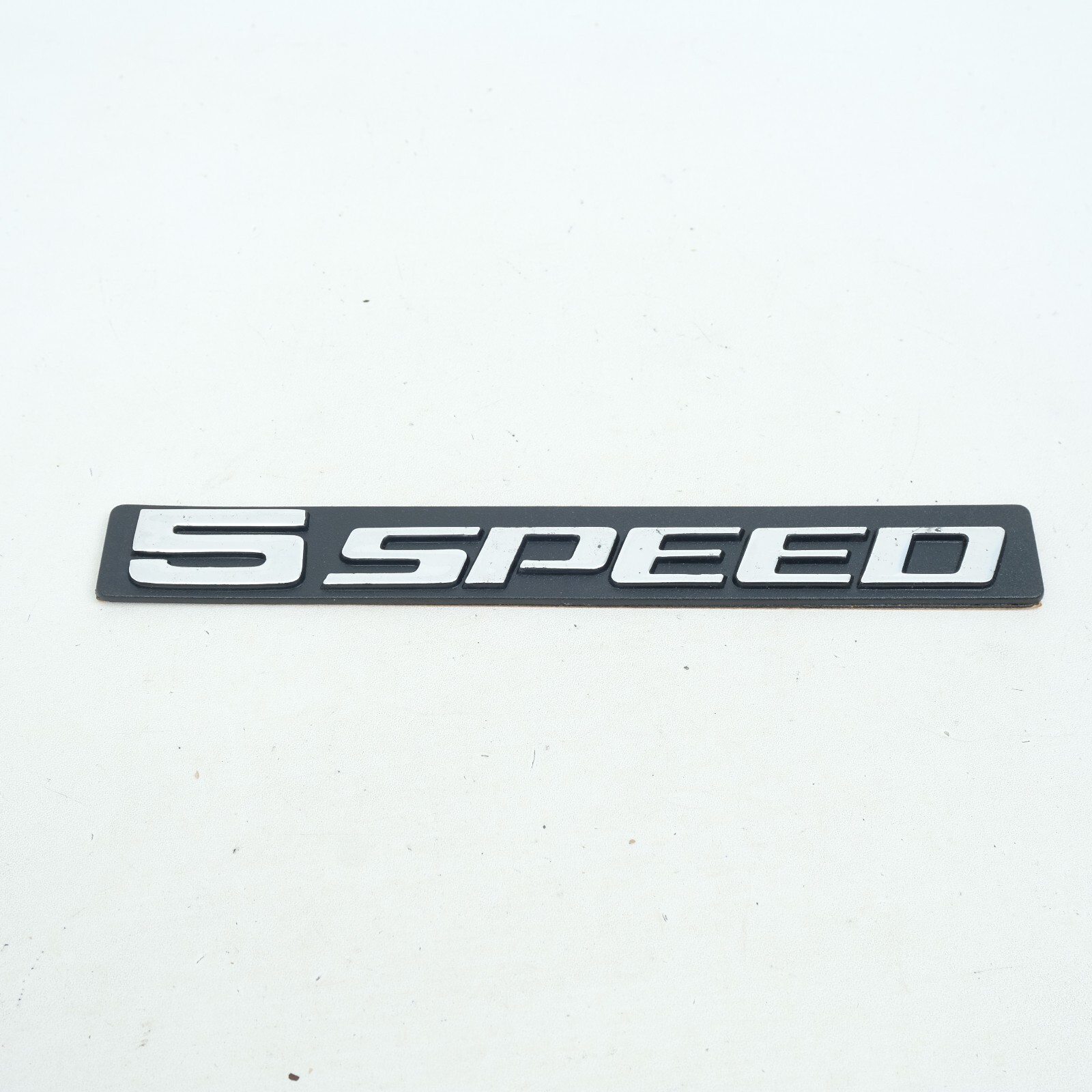 Universal Vintage Cars Emblem 5 Speed Trunk Badge Silver Nos eBay