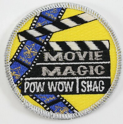 Vintage Sam Houston Area Movie Magic Pow Wow Boy Scouts America BSA Camp Patch