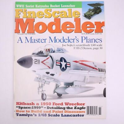Vintage Fine Scale Modeler Magazine November 1996