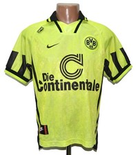 BORUSSIA DORTMUND 1996/1997 HOME FOOTBALL SHIRT NIKE SIZE S
