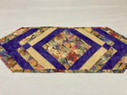 Spring, Summer "Butterflies" Runner 13x36 inches yellow,purple