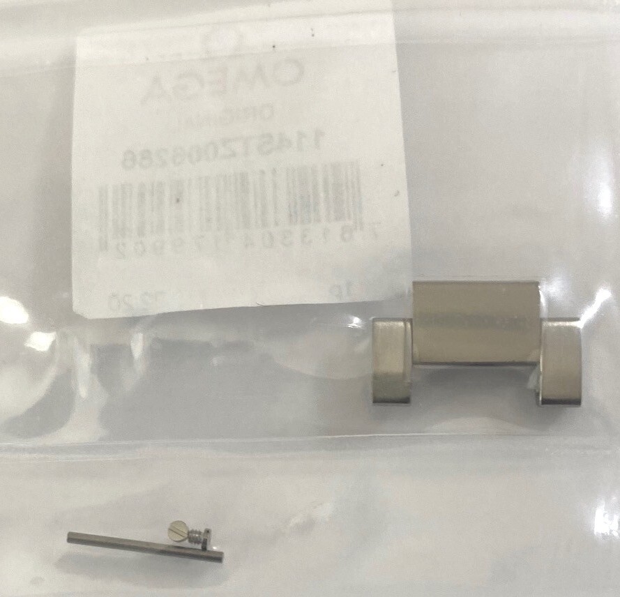 Authentic! Omega Seamaster 18mm Steel Link For Watch Band