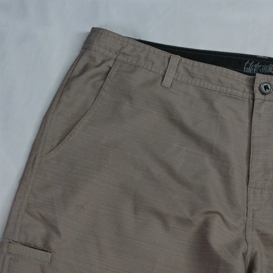 Da Hui 40 x 11" Khaki Hybrid Collection Surf Athleisure Casual Shorts - Image 2 of 4