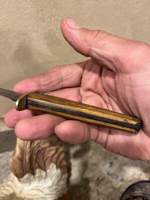 antique Sheffield, England non-xll bone handle knife 1880s