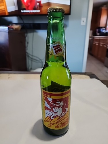 vintage ACL Soda POP Bottle: Full SUN DROP / DALE EARNHARDT #2 / HUNTSVILLE, AL. - Bild 3 von 7