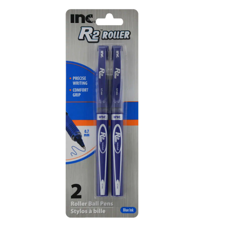 New Inc R-2 Comfort-Grip Rollerball Pens pack of Pens