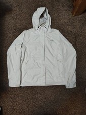 The North Face Hyvent 2.5 L Jacket Full Zip Hooded Blue Green Coat Womens Medium