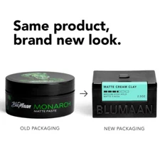 Blumaan Matte Cream Clay /Monarch Matte Paste