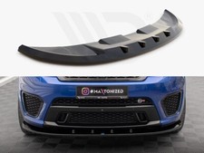 Maxton Design Front Splitter V1 for Range Rover Sport SVR MK2 Gloss Black ABS