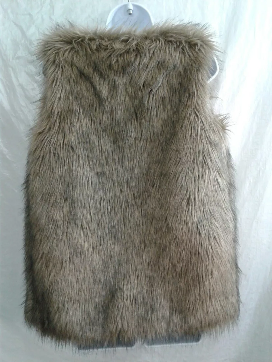 Merona top fur vest