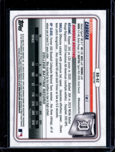 2020 1st Bowman Draft Chrome Refractors ~ You Pick ~ No Stock Images! ~ BD-1-200 - Picture 64 of 226