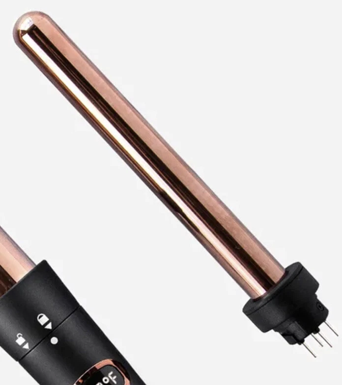 FoxyBae Rose Gold 3-in-1 Curling Wand lonic Prof Neg Ion & Temp Control NIB - Image 3 of 4