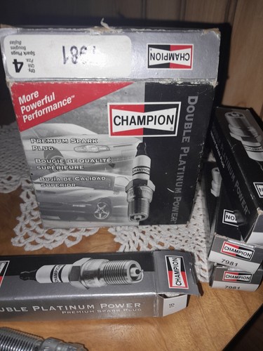 4 Pk New Double Platinum Power Spark Plugs, Champion Spark Plugs, No. 7981 - Picture 6 of 7