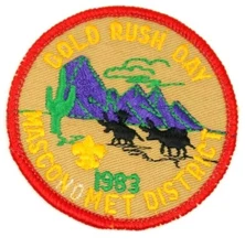 1983 Gold Rush Day Masconomet District North Bay Area Council MA Boy Scouts BSA
