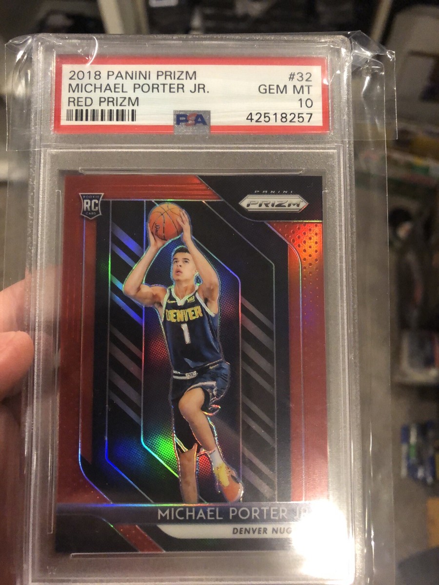 【PSA10】Michael Porter Jr. RC Michael Porter Jr Psa 10 Red Prizm Rookie 299 | eBay