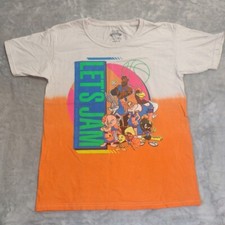 Space Jam New Legacy Basketball Looney Tunes T Shirt Youth Size Medium 2 Tone