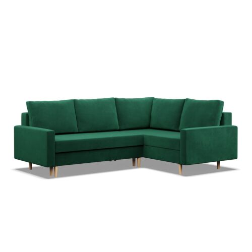Ecksofa mit Ottomane, Schlaffunktion, Bett, 2 Bettkasten, Links/Rechts BLANK - Bild 61 von 77