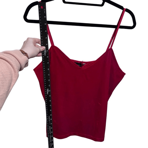 NWT- Pajama Gram- Women’s Red Velvet Camisole & Pants Sexy Pajama Set, Size Lg - Picture 6 of 11
