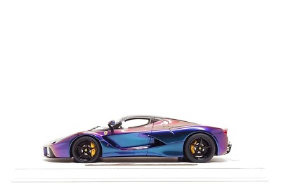 BBR Deluxe 1:18 Ferrari LaFerrari in Chameleon Purple / Carbon