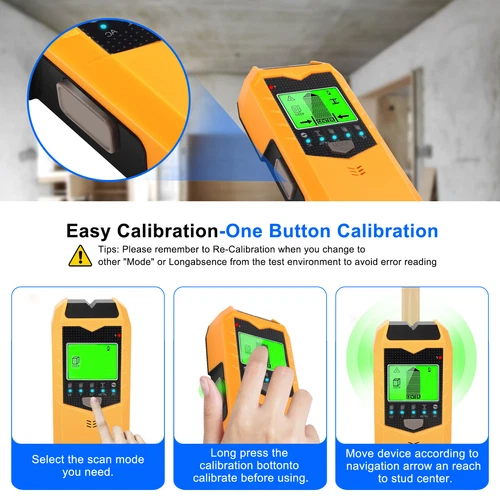 5 in 1 Digital Stud Finder Wood Metal Pipe Wire Wall Scanner Sensor LCD Detector - Bild 8 von 10