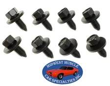 8 NEW REAR BUMPER BRACKET TO BODY BOLTS-67-69 CAMARO/FIREBIRD 68-72 NOVA FU