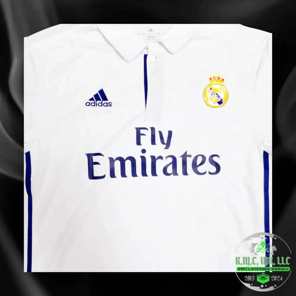 *FIFA CRISTIANO RONALDO CR7 SIGNED AUTOGRAPHED LA LIGA BLUE & WHITE JERSEY W/ PS - Image 4 of 4