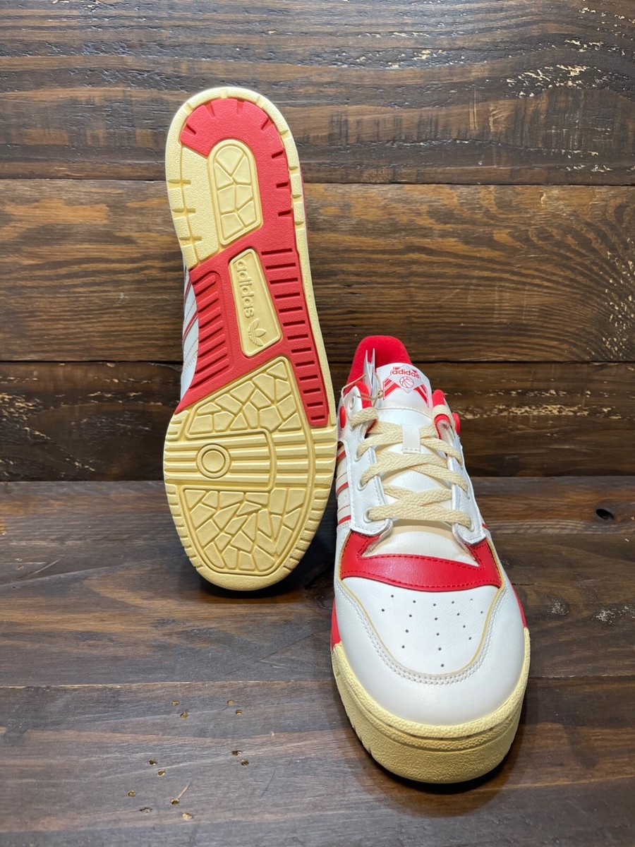 Size 10.5 - adidas Rivalry 86 Low White Power Red for sale