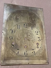 Antique German Westminster Chime Bracket Clock Dial Part Kienzle Era