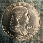 1962 50C Franklin Half Dollar
