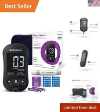 Precision Keto Meter Kit: Accurate Blood Ketone Testing in Seconds, App Ready