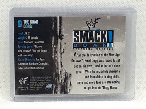 Road Dogg 1999 Comic Images WWE Wrestling Smackdown! Chromium Edition #9 - Picture 2 of 2