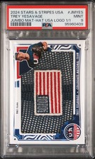 2024 Trey Yesavage Panini Stars & Stripes Jumbo USA Hat  1/1  PSA 9 #JM-YES
