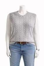 VTG 70s Orlon by Campus Men Sweater Vest Size L Cream 100 Virgin Orlon Acrylic