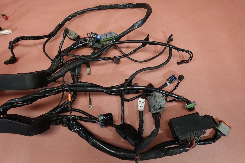 Harley Davidson Road King 1999-2006 FLHRI arnés de cableado principal telar Foto 3 de 4